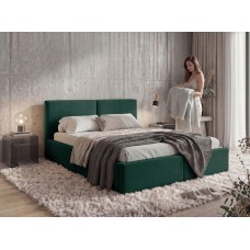 Gulta ar paceļamo mehānismu HILTON 160x200, zaļš